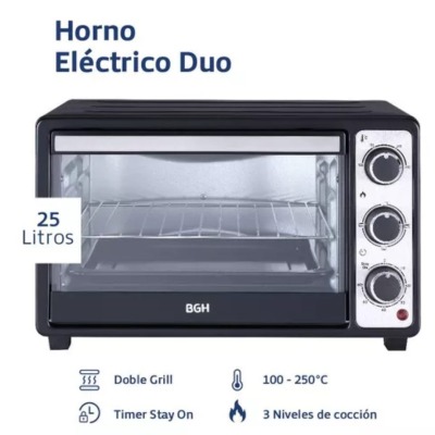 BGH HORNO ELECTRICO 25LTS BHE25M23N