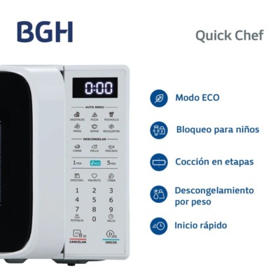 Microondas BGH Digital ECO 20L B120DB20 - Image 3