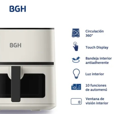 Freidora de Aire BGH BAF52G24 – 5,2 L, Saludable y Potente - Image 3