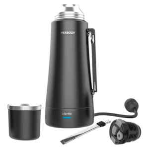 Peabody Termo Eléctrico ETA1001N – Negro con Mango y Bombilla
